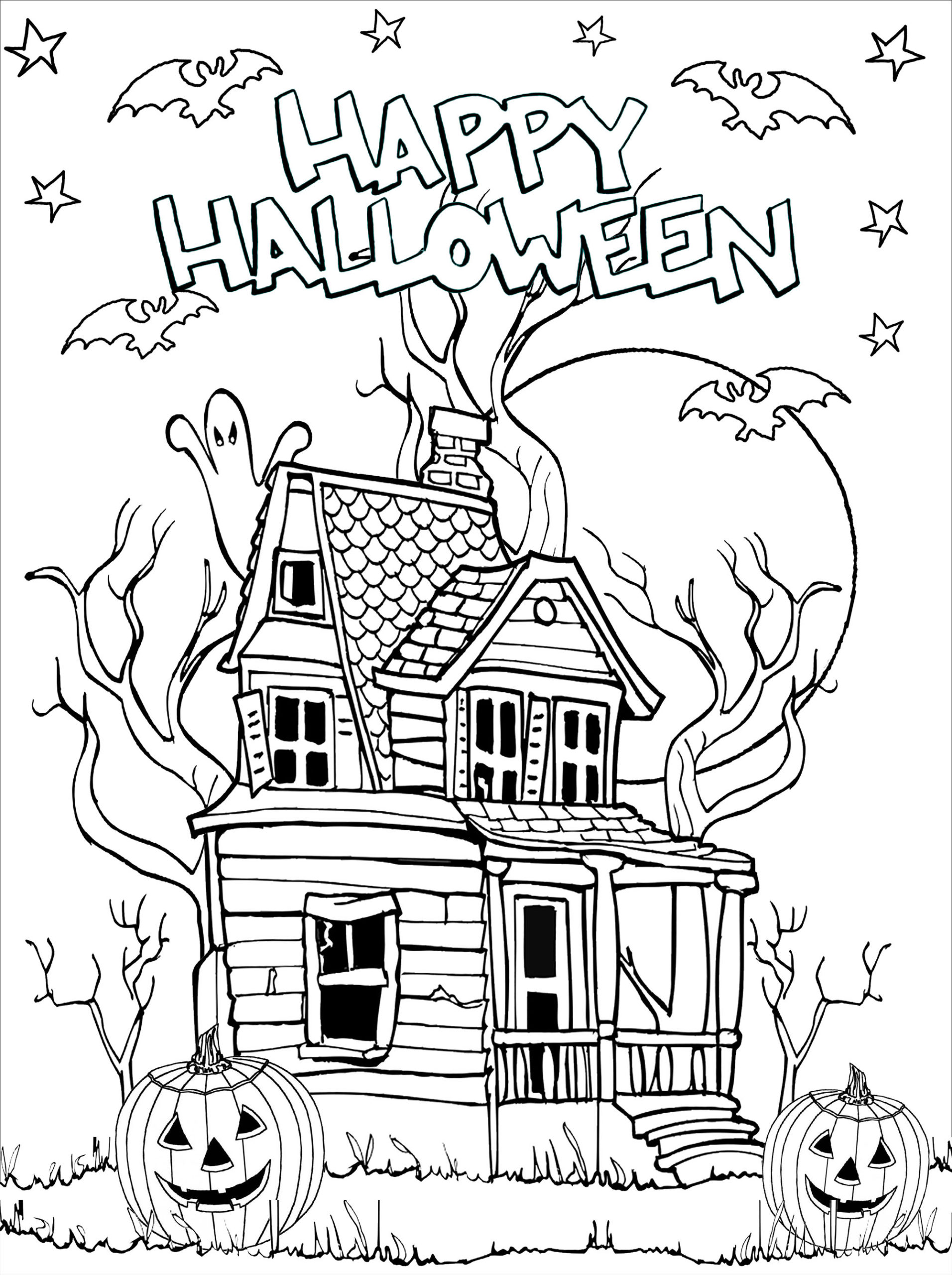 Dibujos De Halloween Para Colorear Online | Urban Crawl